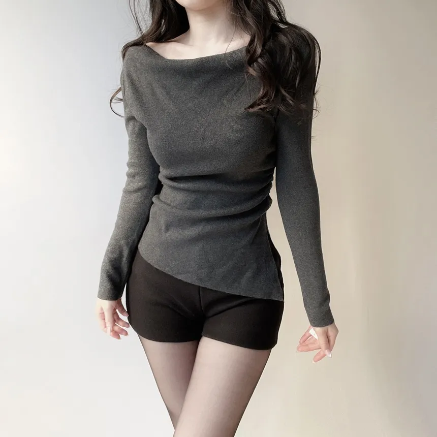 ハイウエストショートサイドジップパンツ | mirangmirang | 詳細画像12