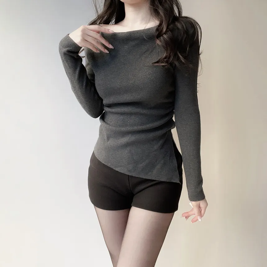 ハイウエストショートサイドジップパンツ | mirangmirang | 詳細画像13