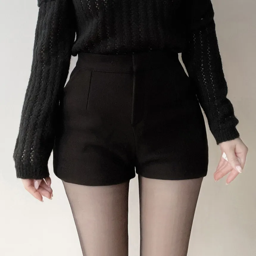 メルトンタッチハイウエストショートポケットパンツ | mirangmirang | 詳細画像19