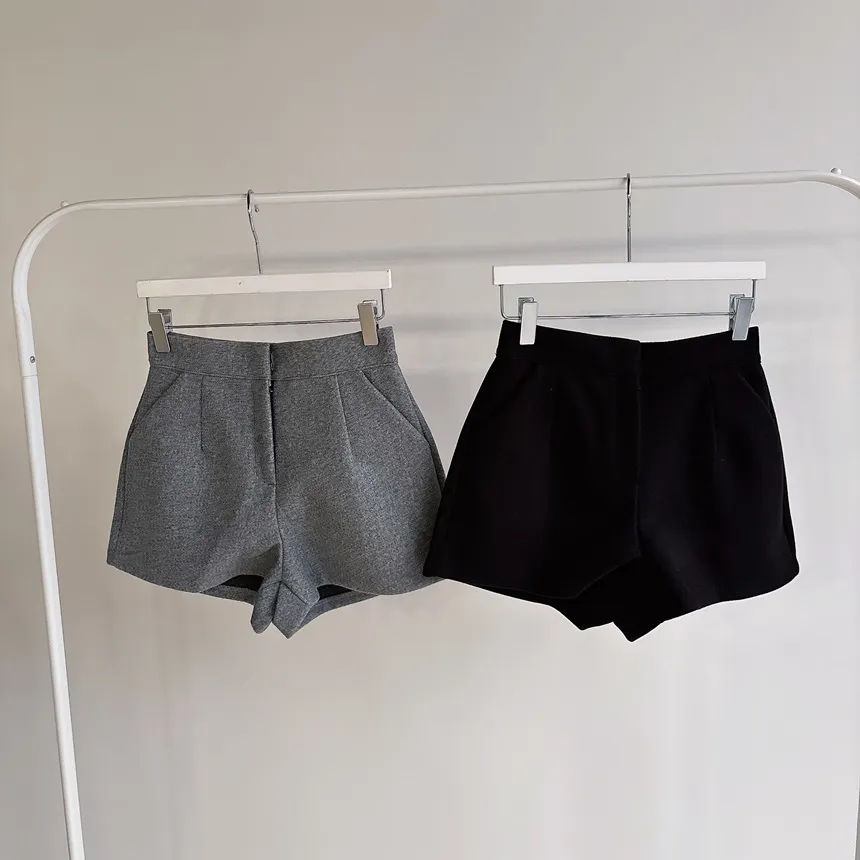 メルトンタッチハイウエストショートポケットパンツ | mirangmirang | 詳細画像28