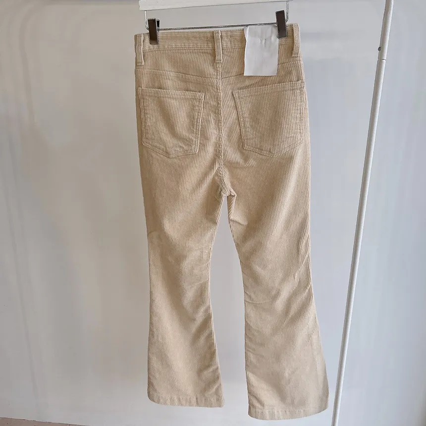 コーデュロイハイウエストフラップポケットブーツカットパンツ | mirangmirang | 詳細画像14