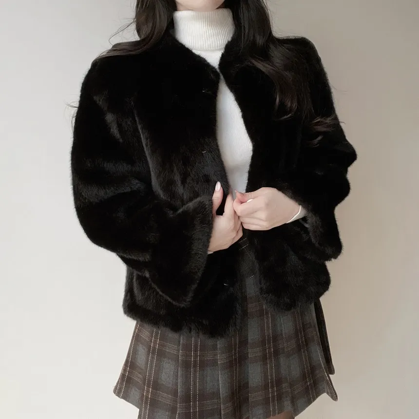 プリーツAラインサイドジップミニチェックスカート | mirangmirang | 詳細画像9