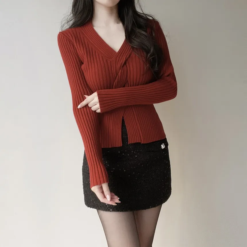 ツイードスパンコールHラインミニスカート | mirangmirang | 詳細画像21