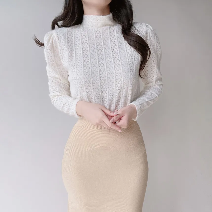 ウエストゴムロングマーメイドスカート | mirangmirang | 詳細画像27