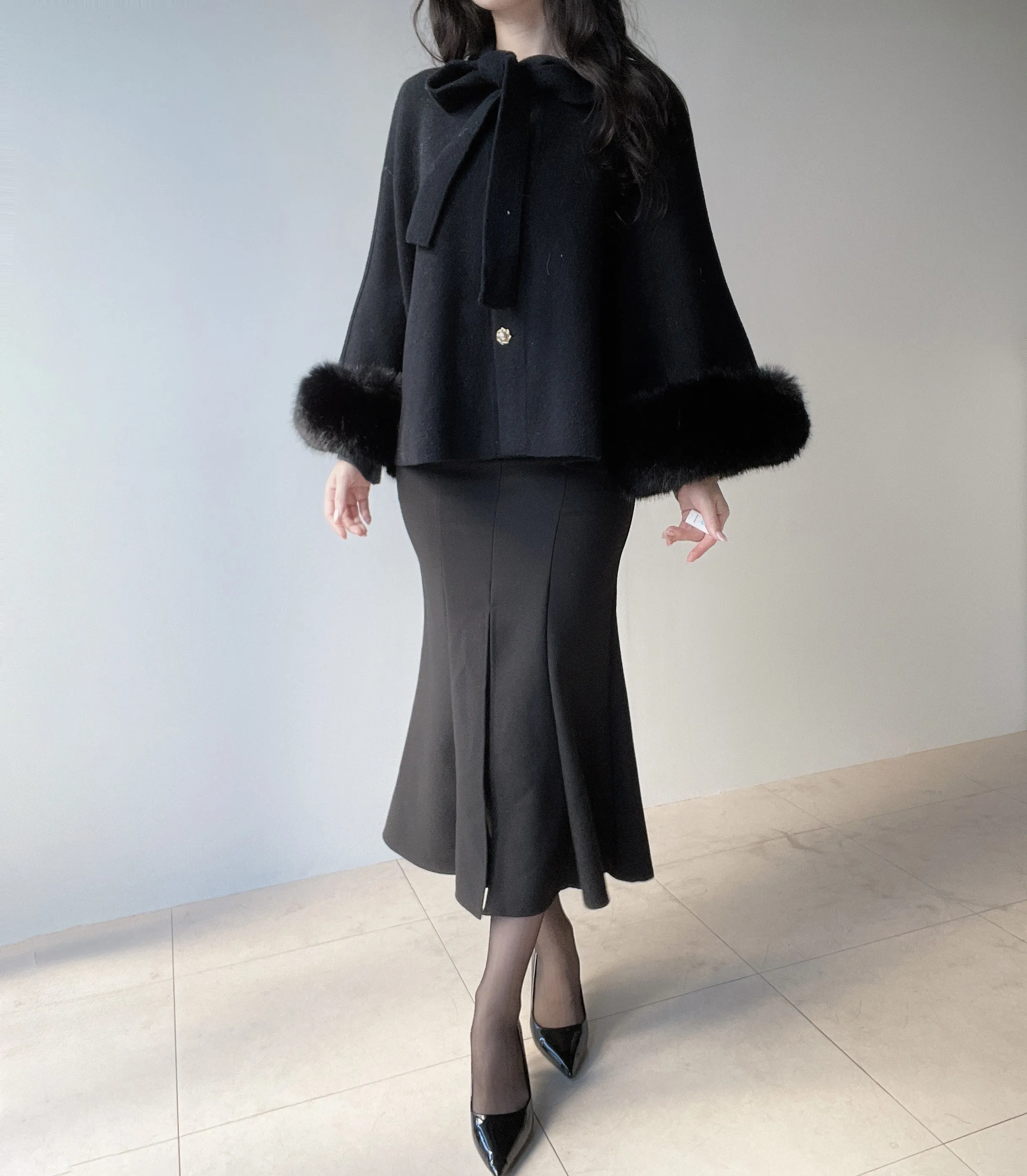 ストレッチロングマーメイドスリットスカート | mirangmirang | 詳細画像30