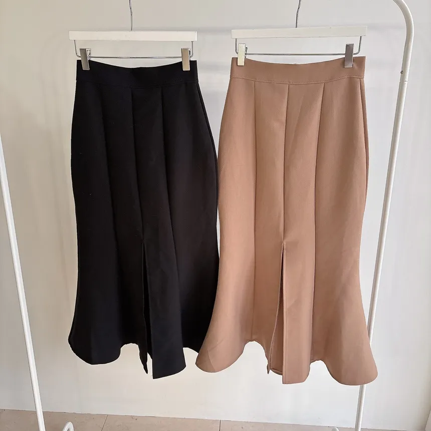 ストレッチロングマーメイドスリットスカート | mirangmirang | 詳細画像32