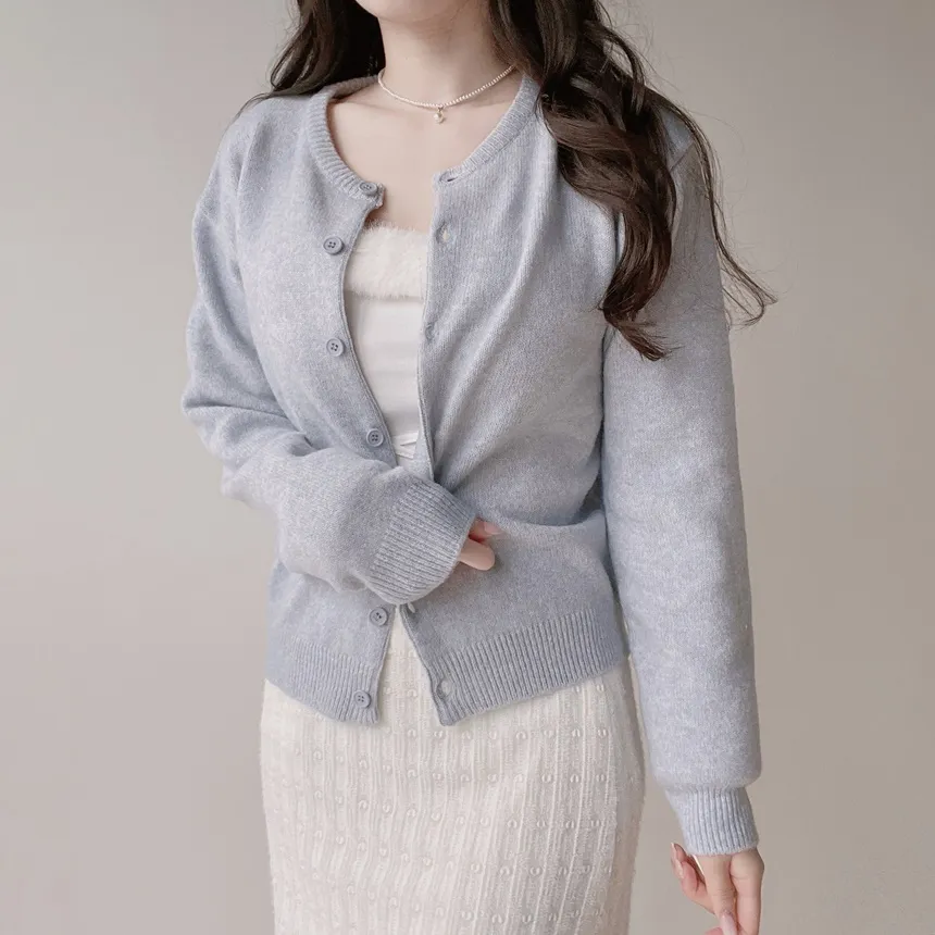 ニットロングウエストゴムハート刺繍スカート | mirangmirang | 詳細画像7