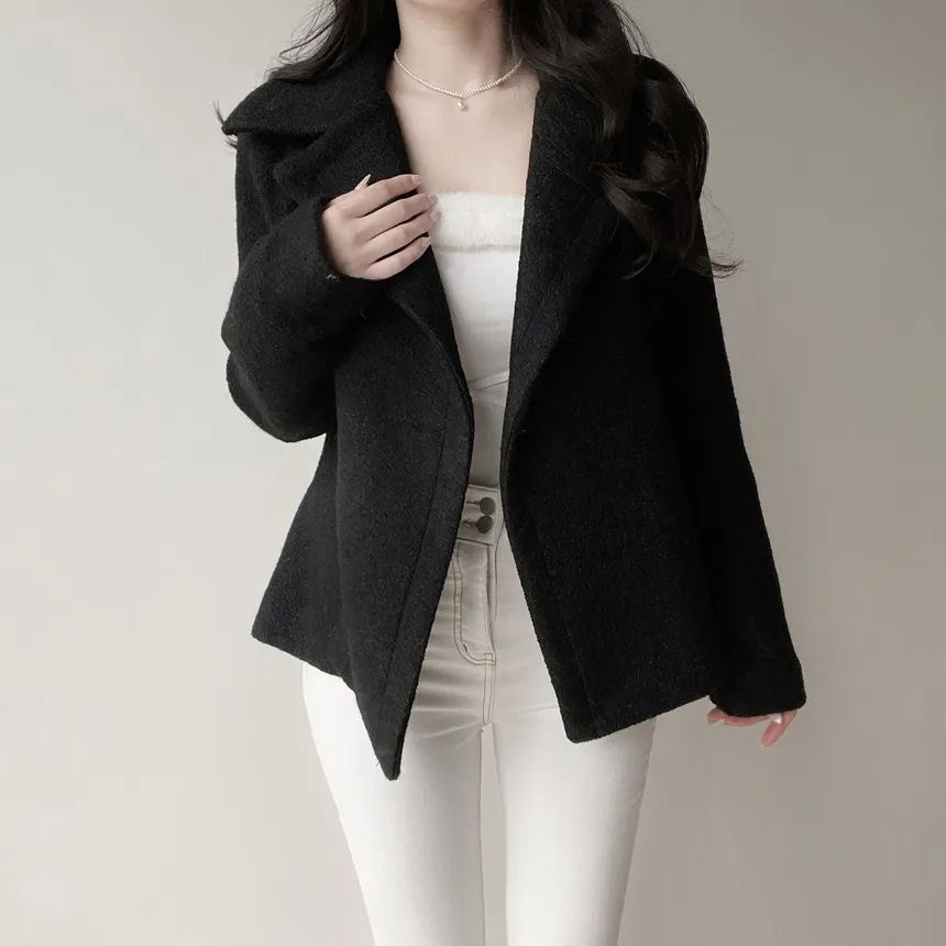 エコファー長袖UネックリボンTシャツ | mirangmirang | 詳細画像19