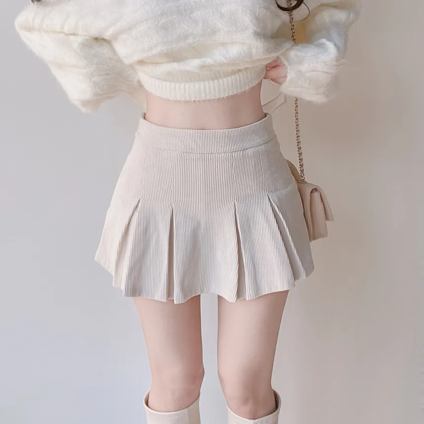 オフショルダーケーブルタートルネックニット | mirangmirang | 詳細画像10