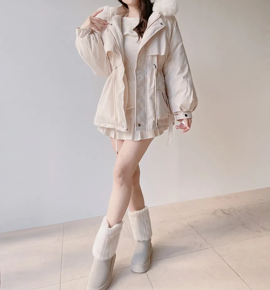 オフショルダーアンバランスホルターネックニット | mirangmirang | 詳細画像9