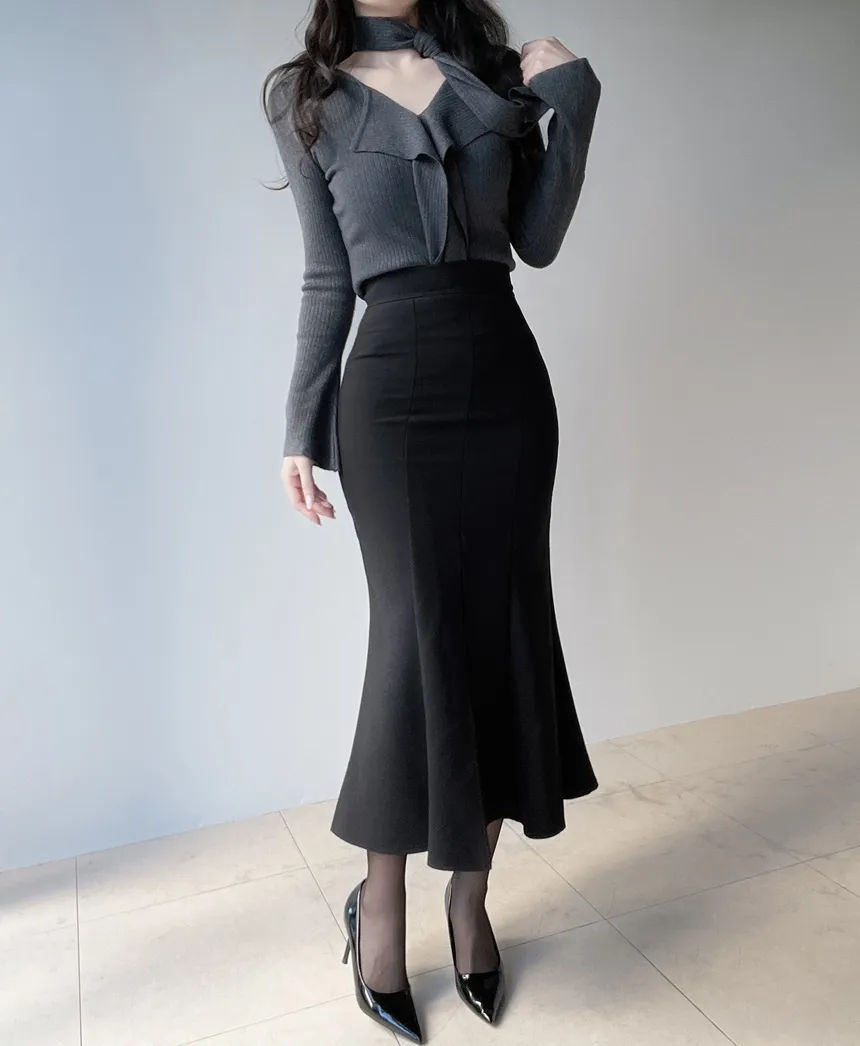 リブフリルニットストラップ付 | mirangmirang | 詳細画像29