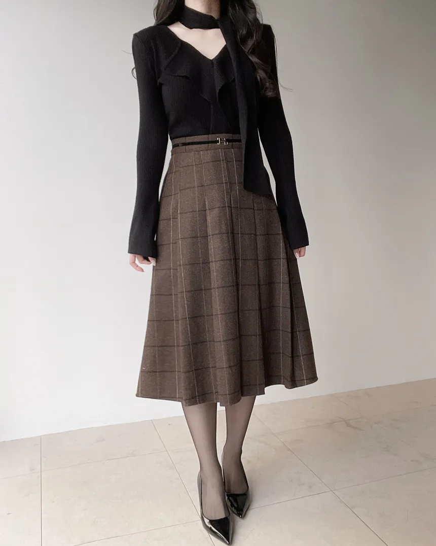 リブフリルニットストラップ付 | mirangmirang | 詳細画像34