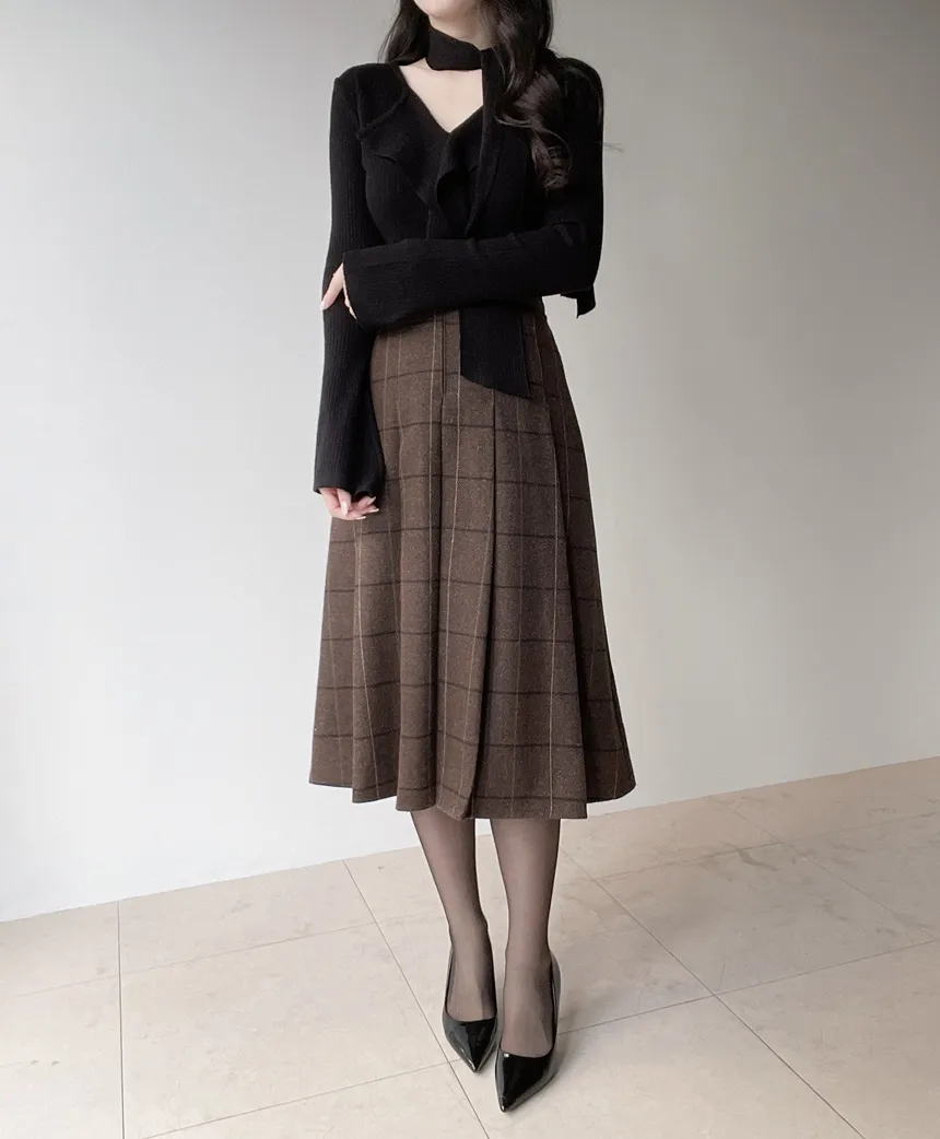 リブフリルニットストラップ付 | mirangmirang | 詳細画像36