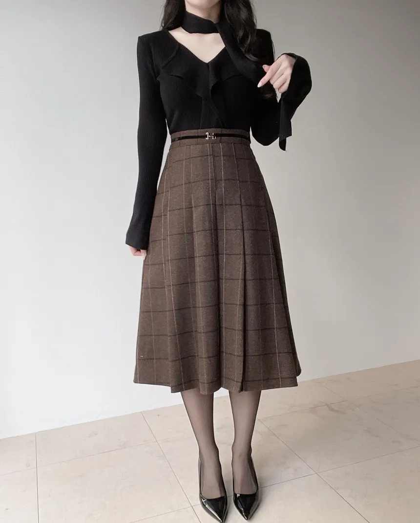 リブフリルニットストラップ付 | mirangmirang | 詳細画像37