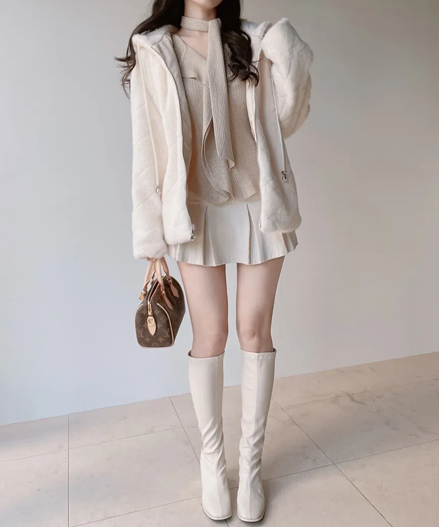 リブフリルニットストラップ付 | mirangmirang | 詳細画像44