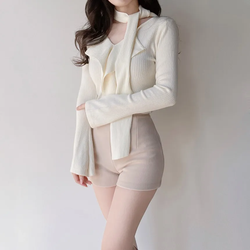 リブフリルニットストラップ付 | mirangmirang | 詳細画像49