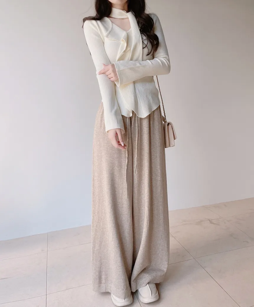 リブフリルニットストラップ付 | mirangmirang | 詳細画像61