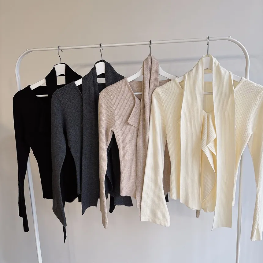 リブフリルニットストラップ付 | mirangmirang | 詳細画像70