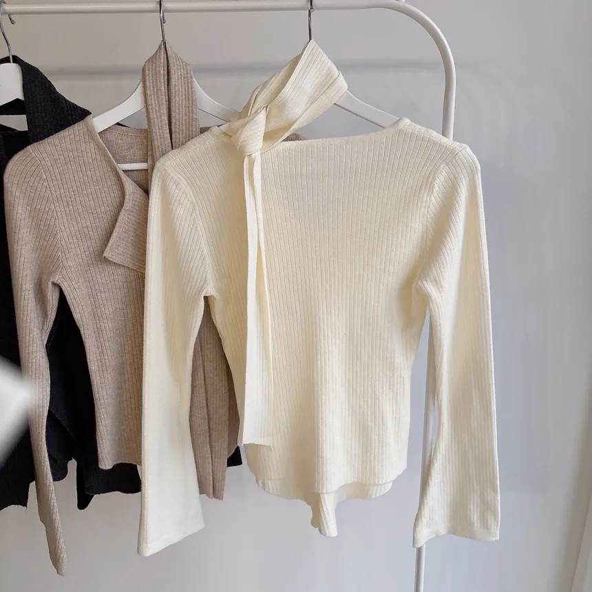 リブフリルニットストラップ付 | mirangmirang | 詳細画像73