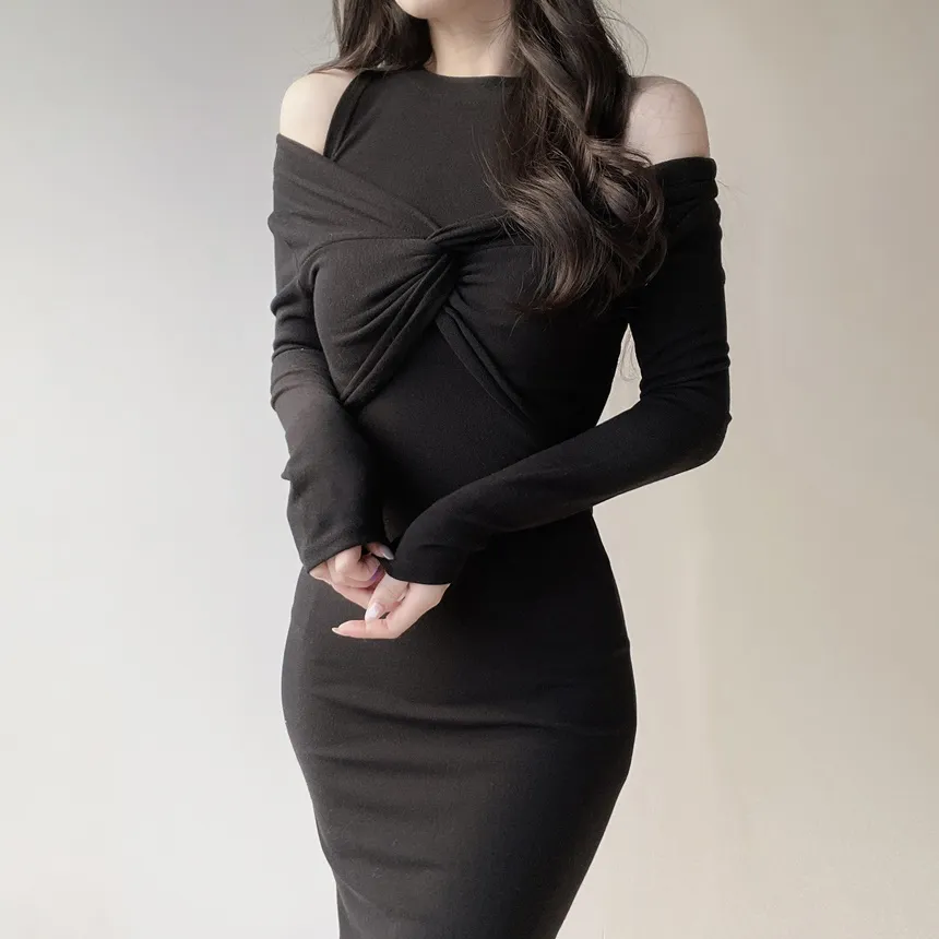 ツイストラウンドネックロングスリットアンサンブル | mirangmirang | 詳細画像20