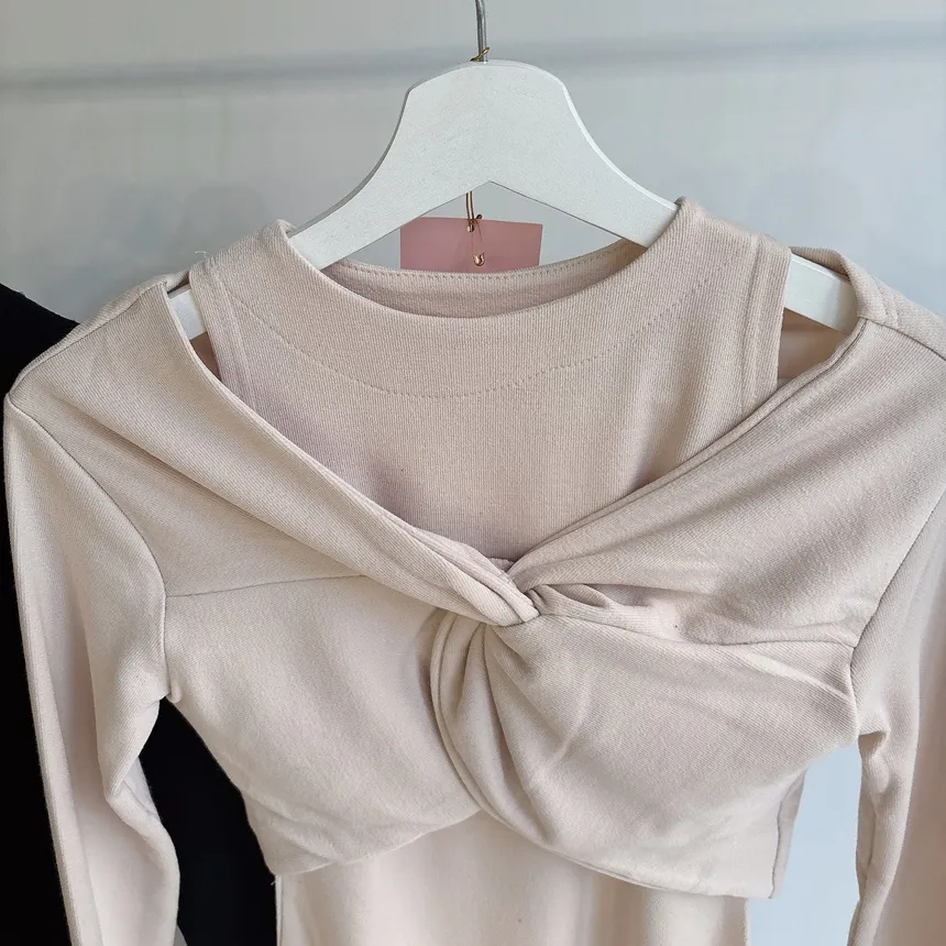 ツイストラウンドネックロングスリットアンサンブル | mirangmirang | 詳細画像26