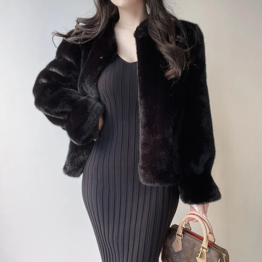 リブVネックロングバックリボンスリム | mirangmirang | 詳細画像18