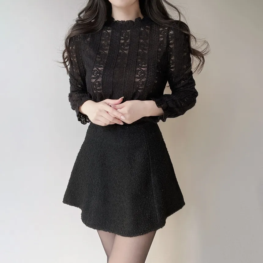 シャーリング花柄ブラウス | mirangmirang | 詳細画像32