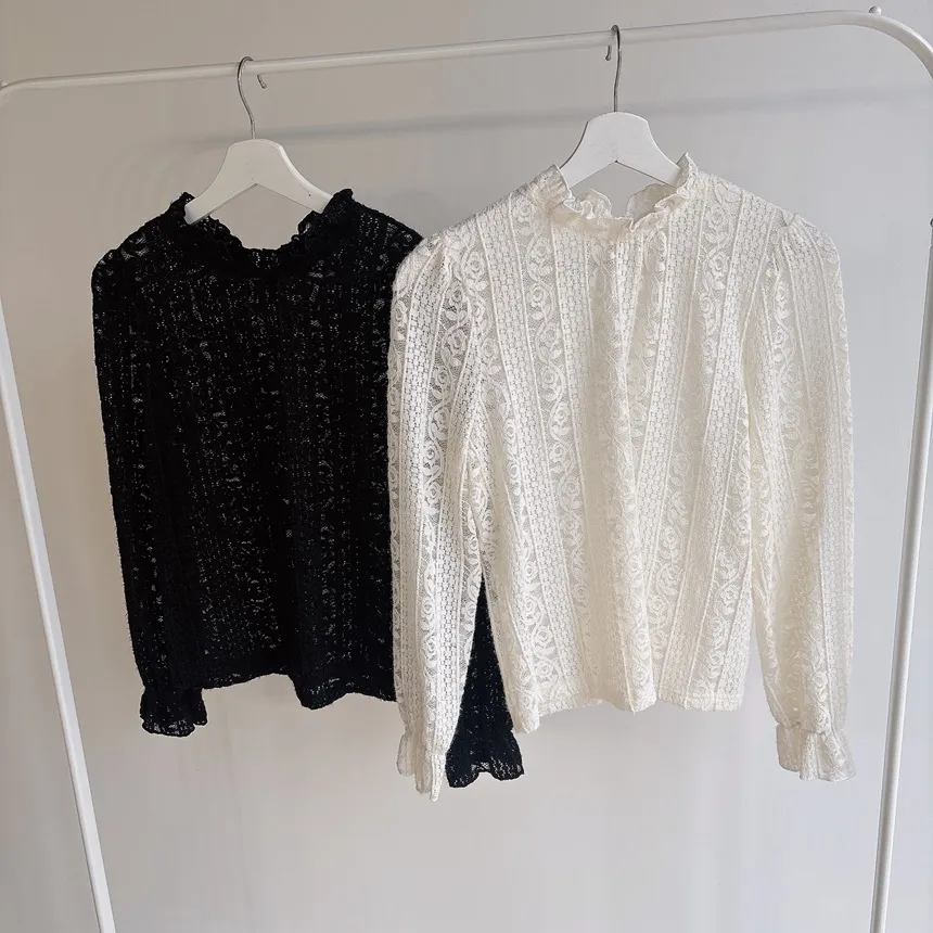 シャーリング花柄ブラウス | mirangmirang | 詳細画像36