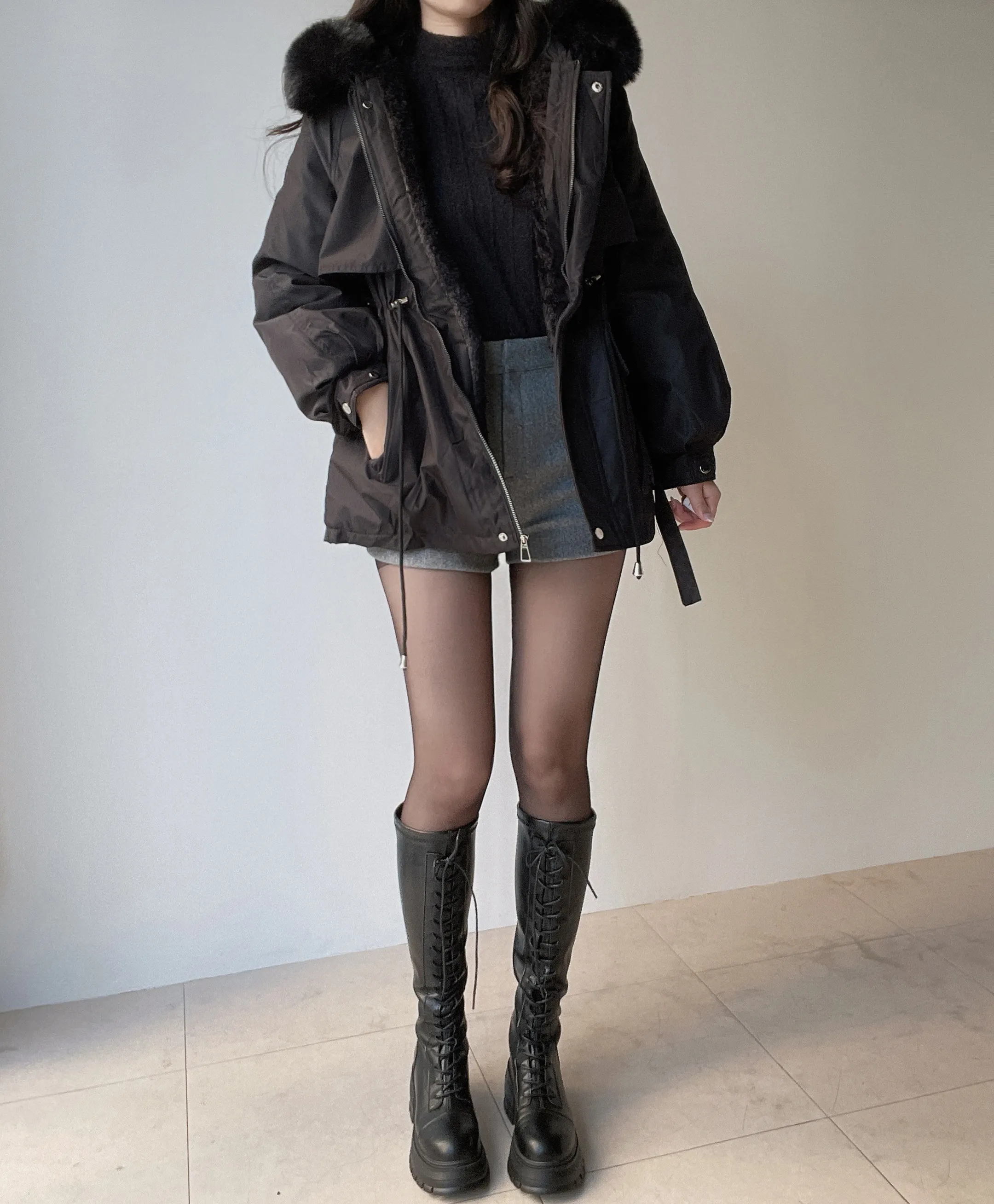 ニットハイネックパフスリーブブラウス | mirangmirang | 詳細画像35