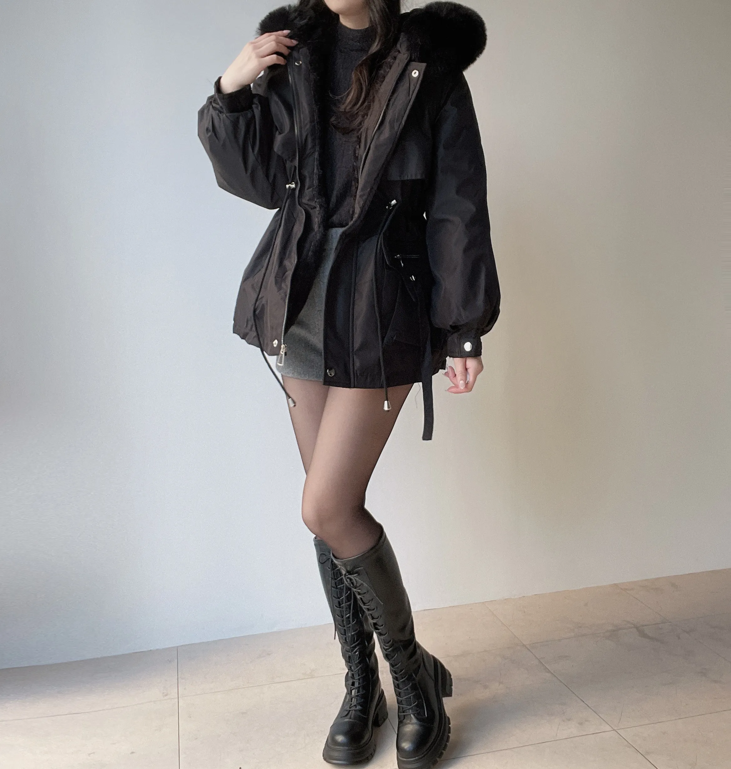 ニットハイネックパフスリーブブラウス | mirangmirang | 詳細画像37