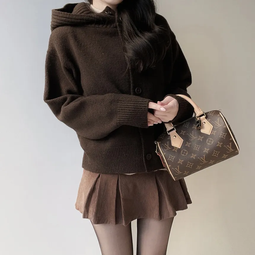 コーデュロイプリーツミニサイドジップスカート | mirangmirang | 詳細画像13