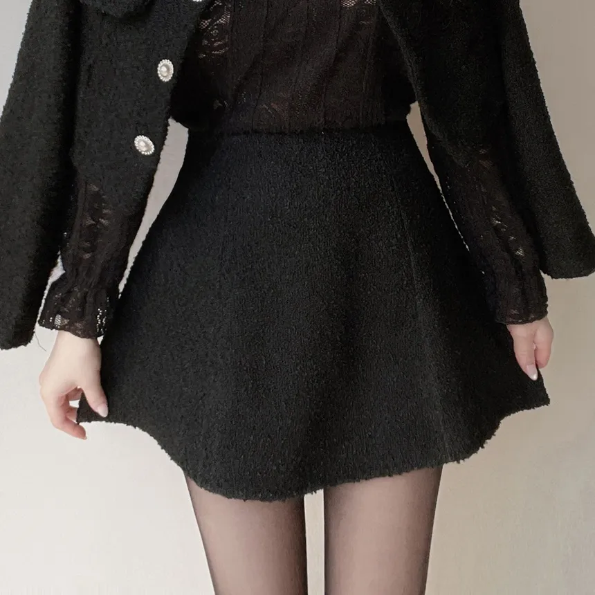 ツイードフレアスカート | mirangmirang | 詳細画像17