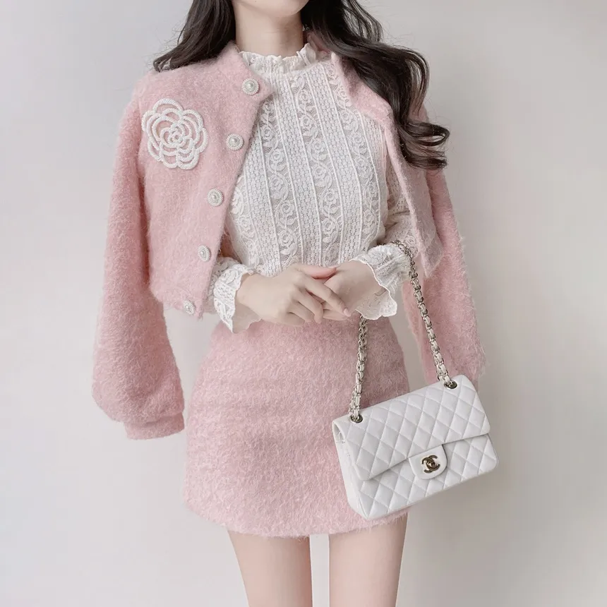 Hラインミニシンプルサイドジップスカート | mirangmirang | 詳細画像7