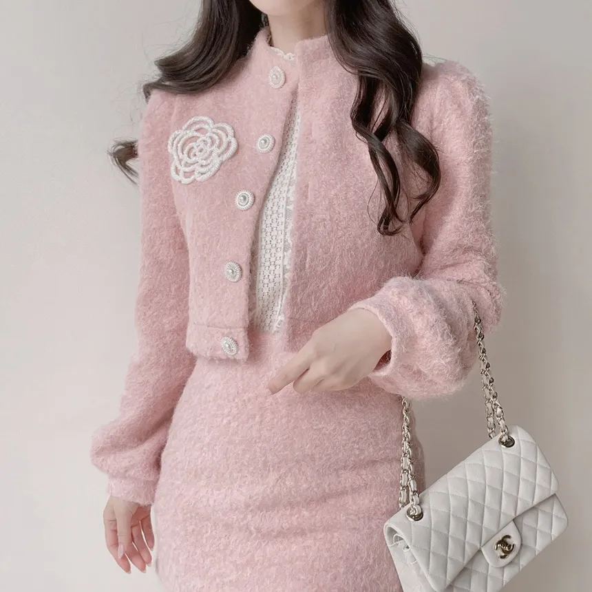 Hラインミニシンプルサイドジップスカート | mirangmirang | 詳細画像16