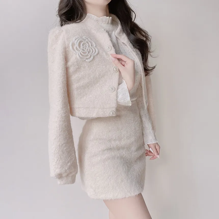 Hラインミニシンプルサイドジップスカート | mirangmirang | 詳細画像30