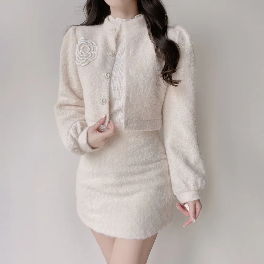 Hラインミニシンプルサイドジップスカート | mirangmirang | 詳細画像36