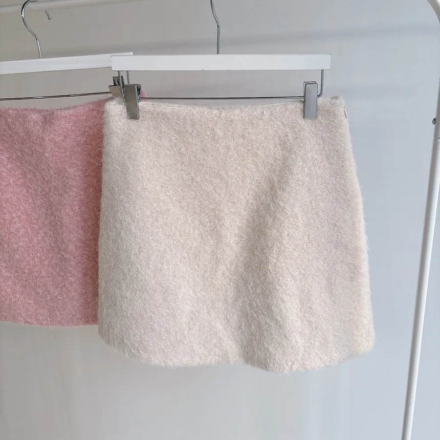 Hラインミニシンプルサイドジップスカート | mirangmirang | 詳細画像60