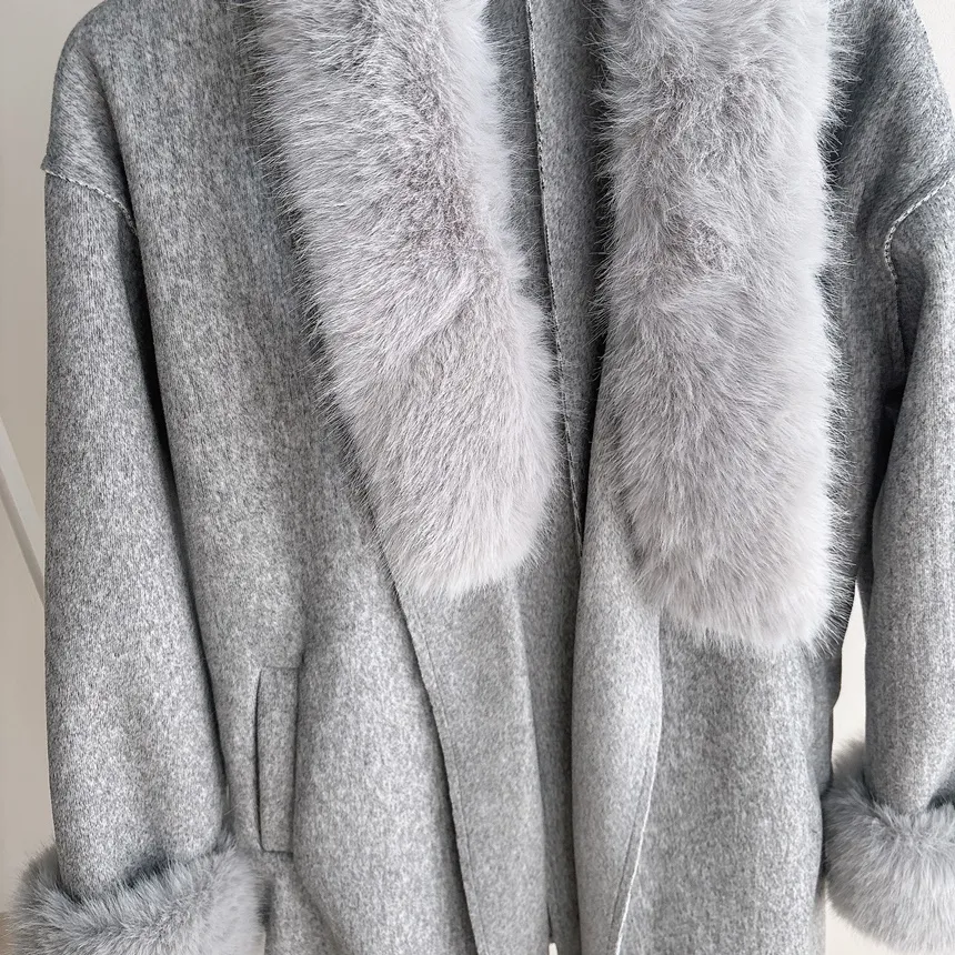 エコファーハーフコートストラップ付 | mirangmirang | 詳細画像31