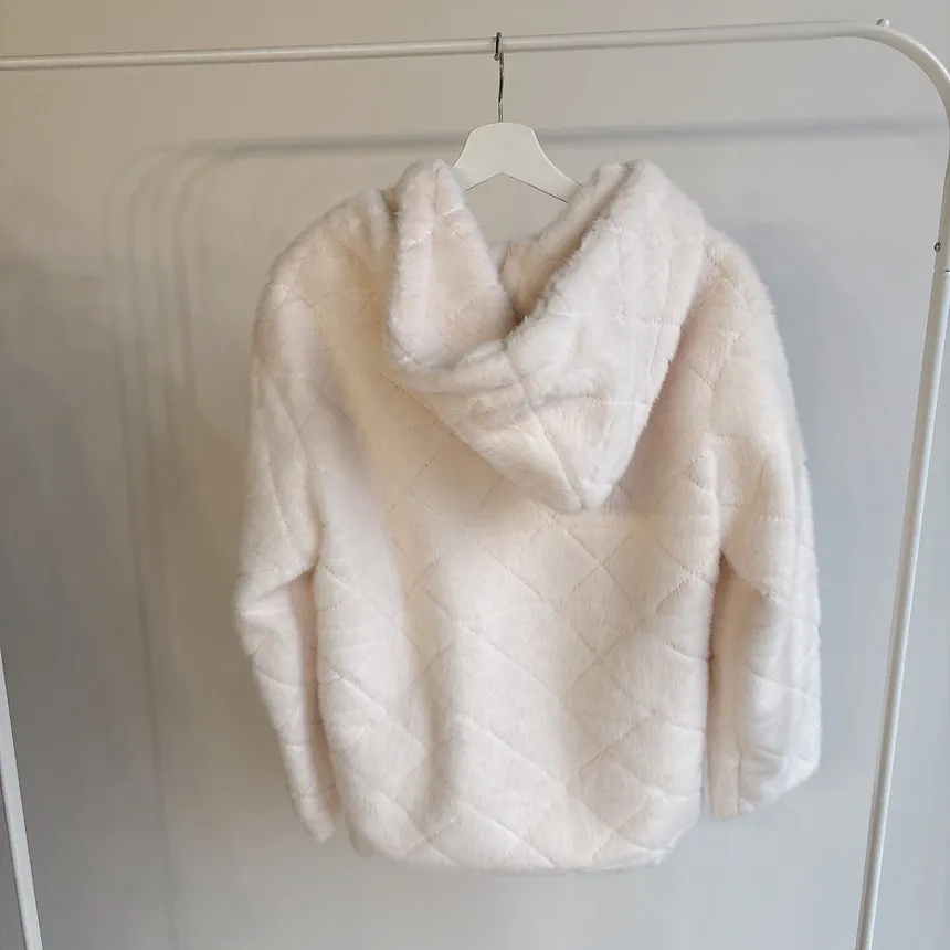 エコファーフードキルティングジャンパー | mirangmirang | 詳細画像23