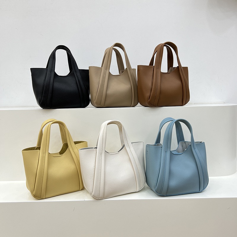 レザー調ショルダーバッグトートバッグ2WAYストラップセット(バックルあり) | 詳細画像2