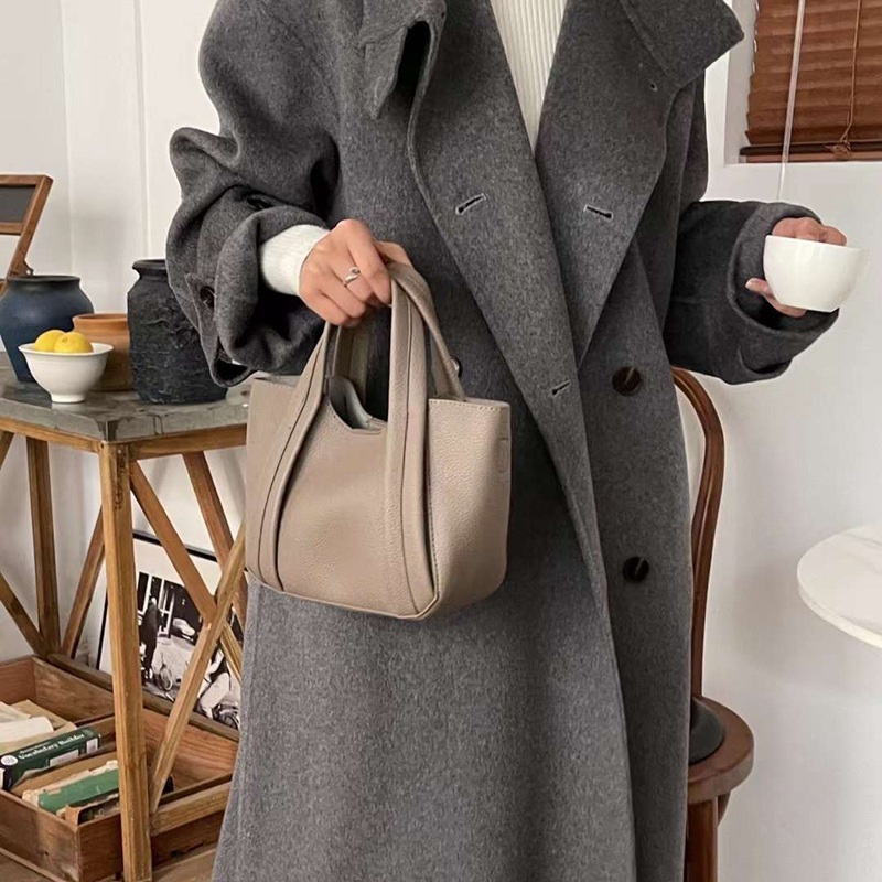 レザー調ショルダーバッグトートバッグ2WAYストラップセット(バックルあり) | 詳細画像4