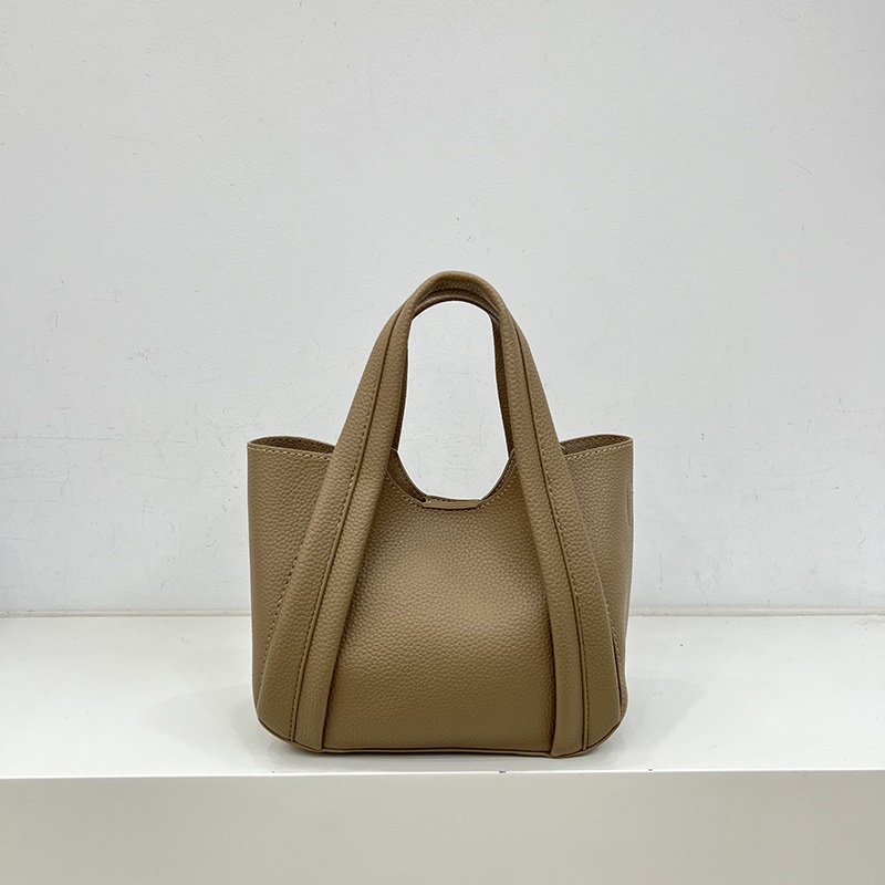 レザー調ショルダーバッグトートバッグ2WAYストラップセット(バックルあり) | 詳細画像10