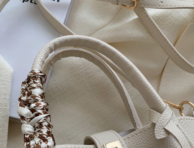 レザー調ショルダーバッグトートバッグ2WAYストラップセット(バックルあり) | 詳細画像21