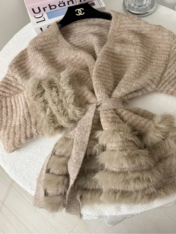 ニットコンビエコファールーズ長袖カーディガンストラップ付 | 詳細画像4