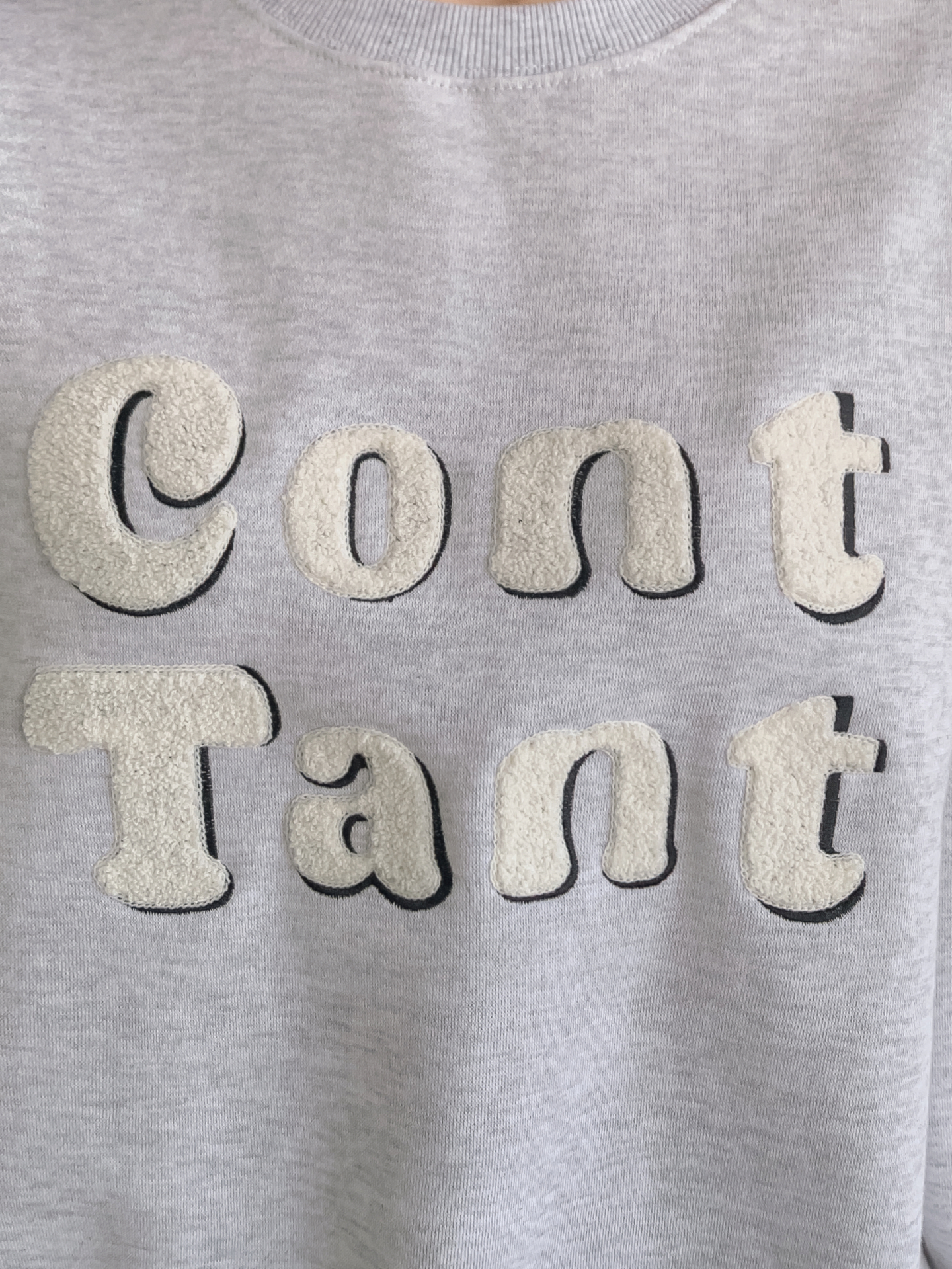 裏起毛ラウンドネック刺繍カラースウェット | 詳細画像9