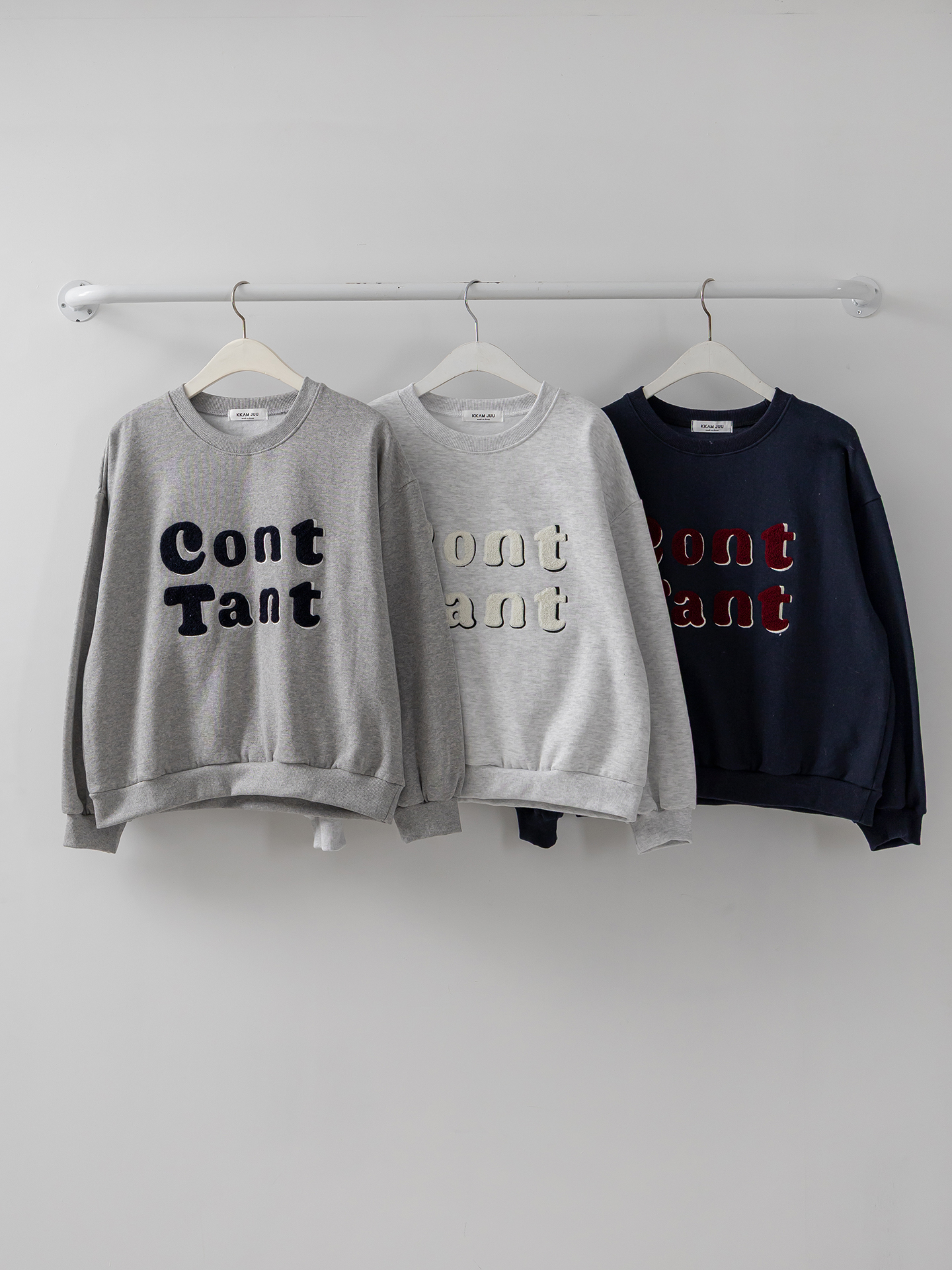 裏起毛ラウンドネック刺繍カラースウェット | 詳細画像31