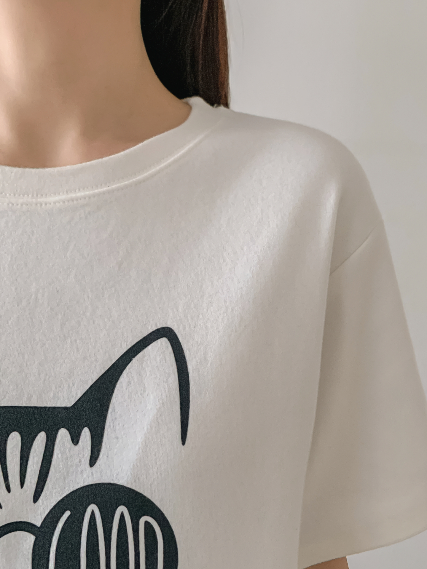 ラウンドネック半袖プリントTシャツ | 詳細画像14