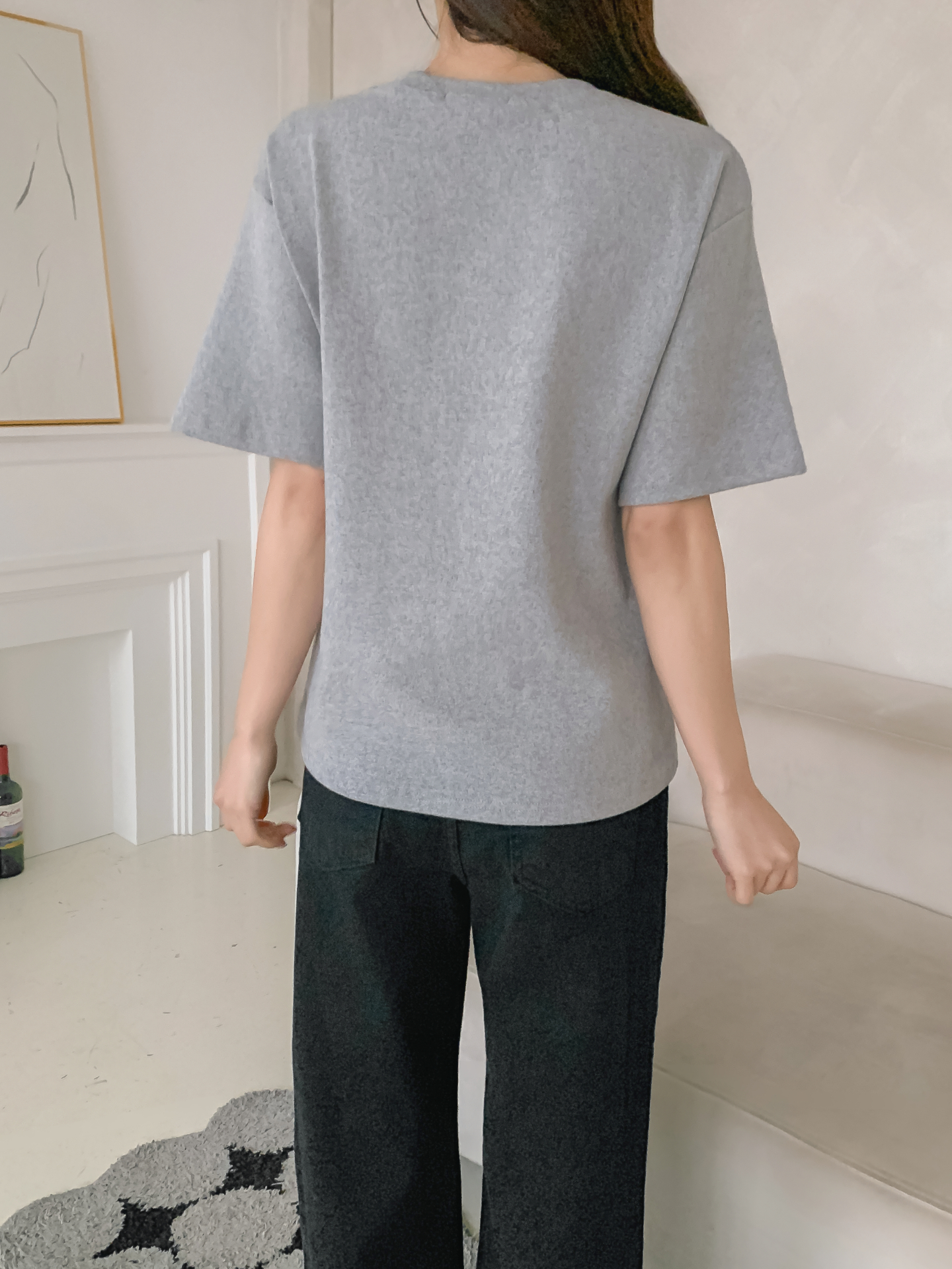 ラウンドネック半袖プリントTシャツ | 詳細画像23