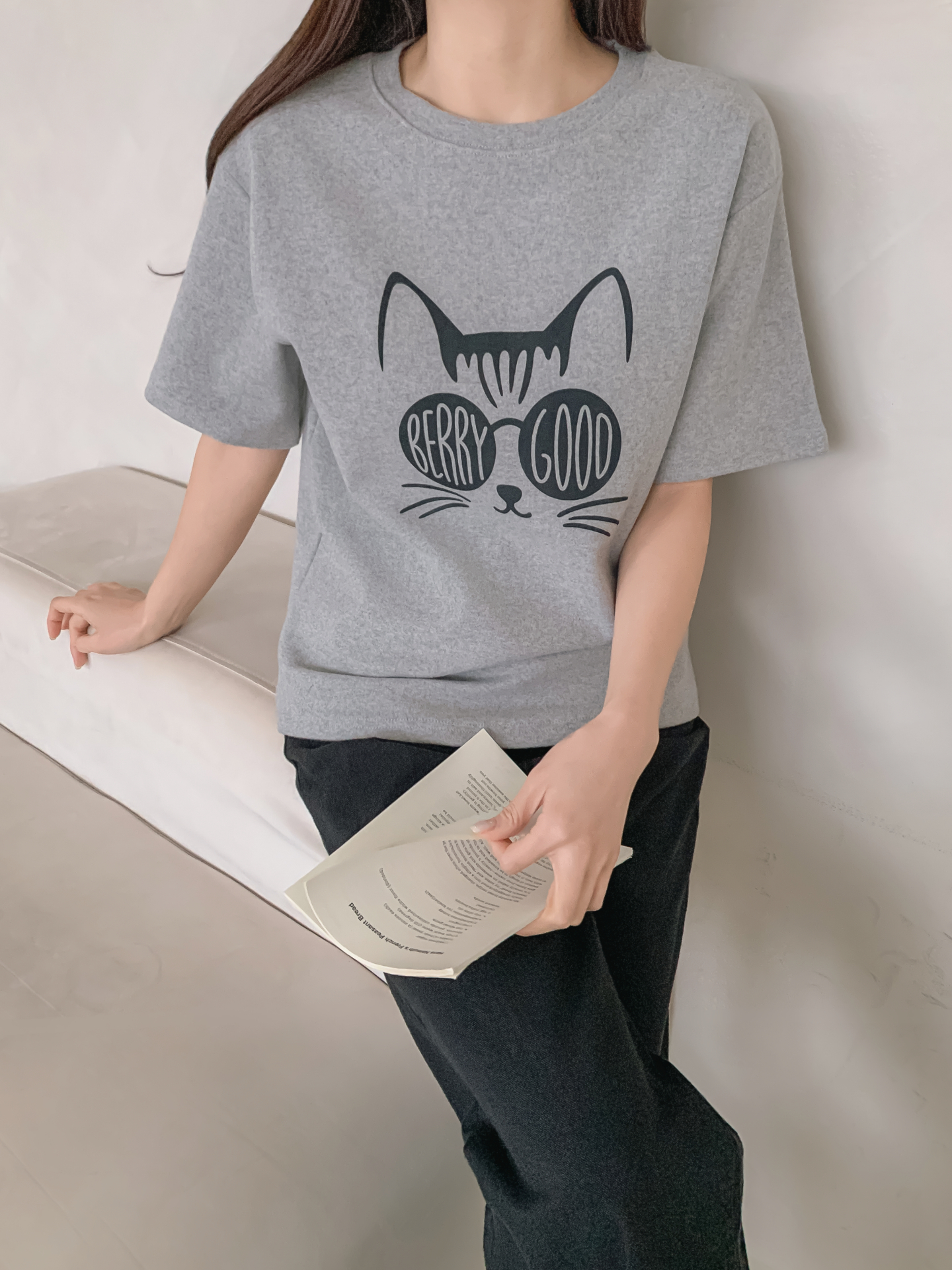 ラウンドネック半袖プリントTシャツ | 詳細画像27