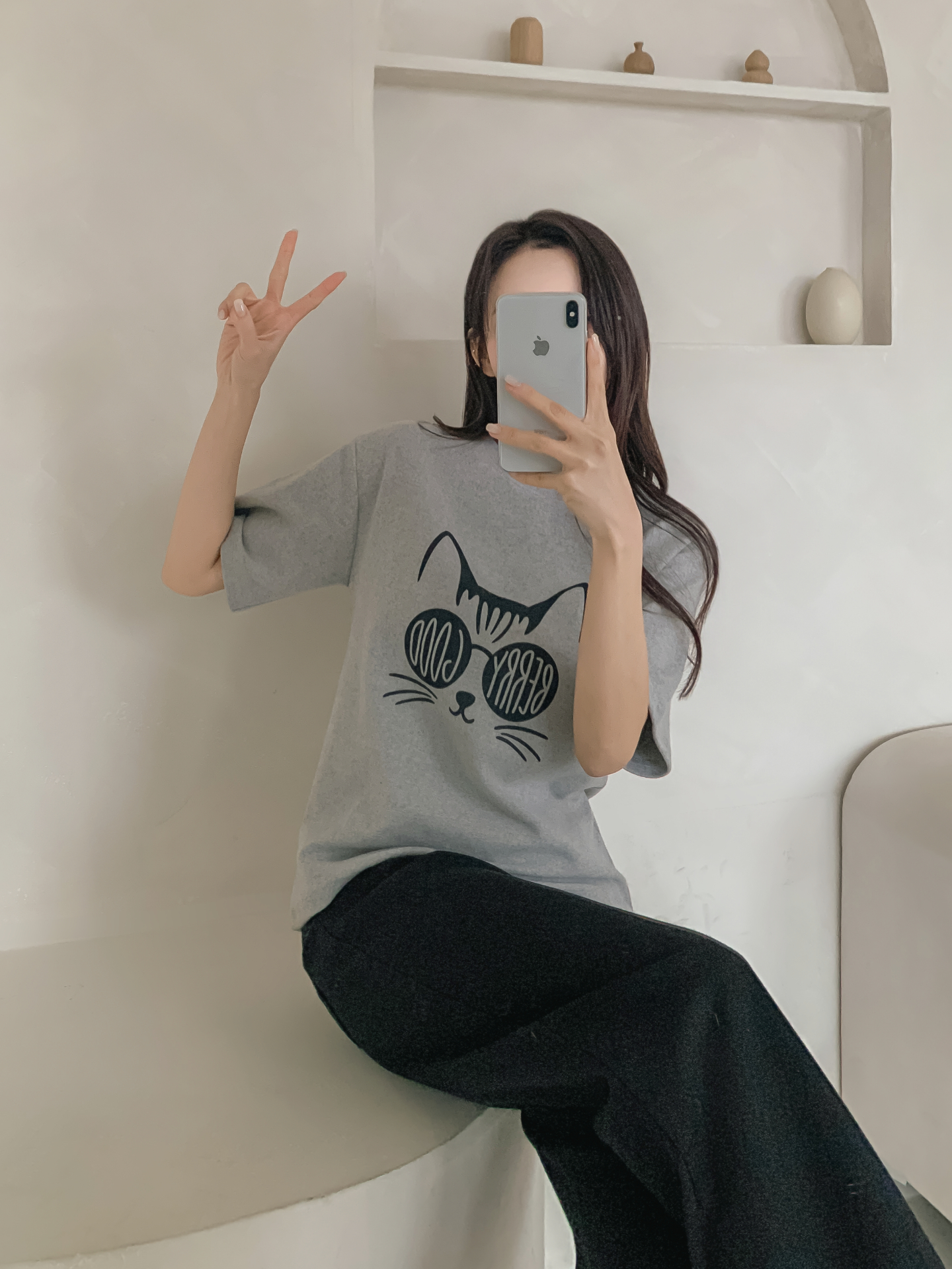 ラウンドネック半袖プリントTシャツ | 詳細画像31